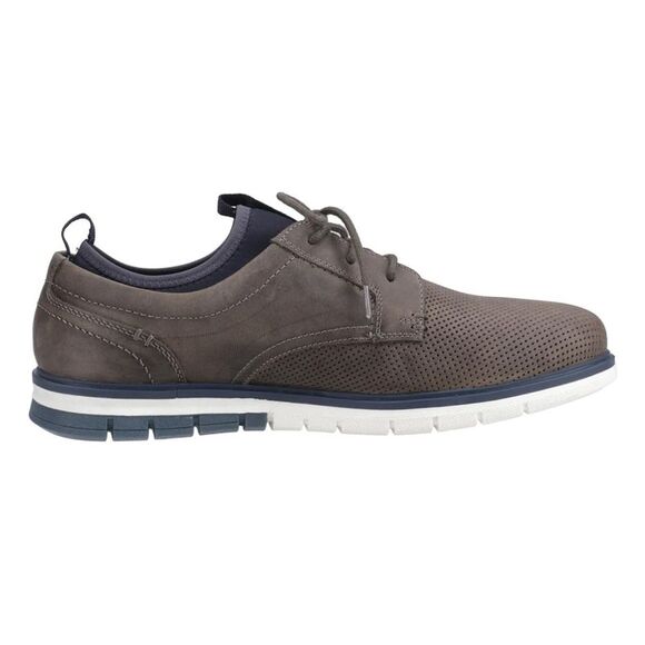 POD Mens Murphy Italian Leather Sneakers / Gray